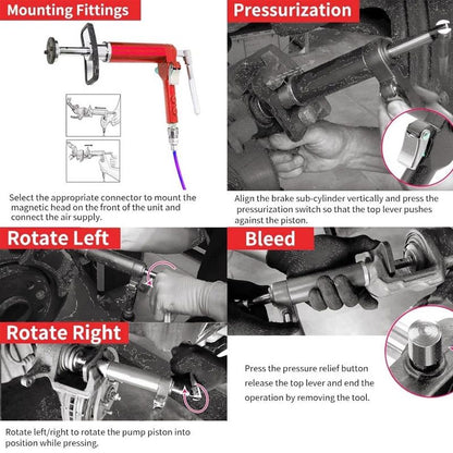 ⏳Time-limited Special⏰24pcs Pneumatic Brake Caliper Compression Tool🧰