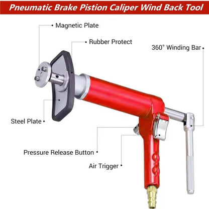 ⏳Time-limited Special⏰24pcs Pneumatic Brake Caliper Compression Tool🧰