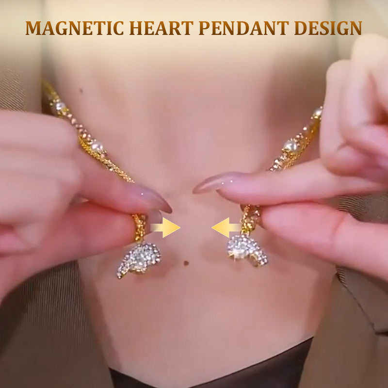 ⏳Time-limited Special⏰Magnetic Split Heart Matching Pendant Necklaces
