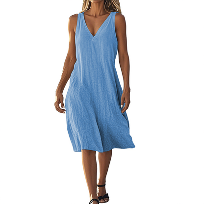 ⏳Time-limited Special⏰Women's Sleeveless V-Neck Dress