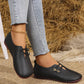 ⏳Time-limited Special⏰Women's New Soft Synthetic Leather Flat Shoes