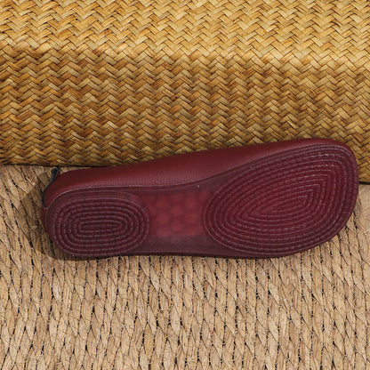 ⏳Time-limited Special⏰Women's New Soft Synthetic Leather Flat Shoes