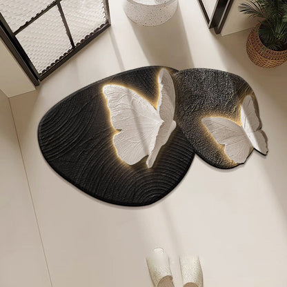 ⏳Time-limited Special🦋Retro Butterfly Diatomite Mat – Quick Drying & Non-Slip