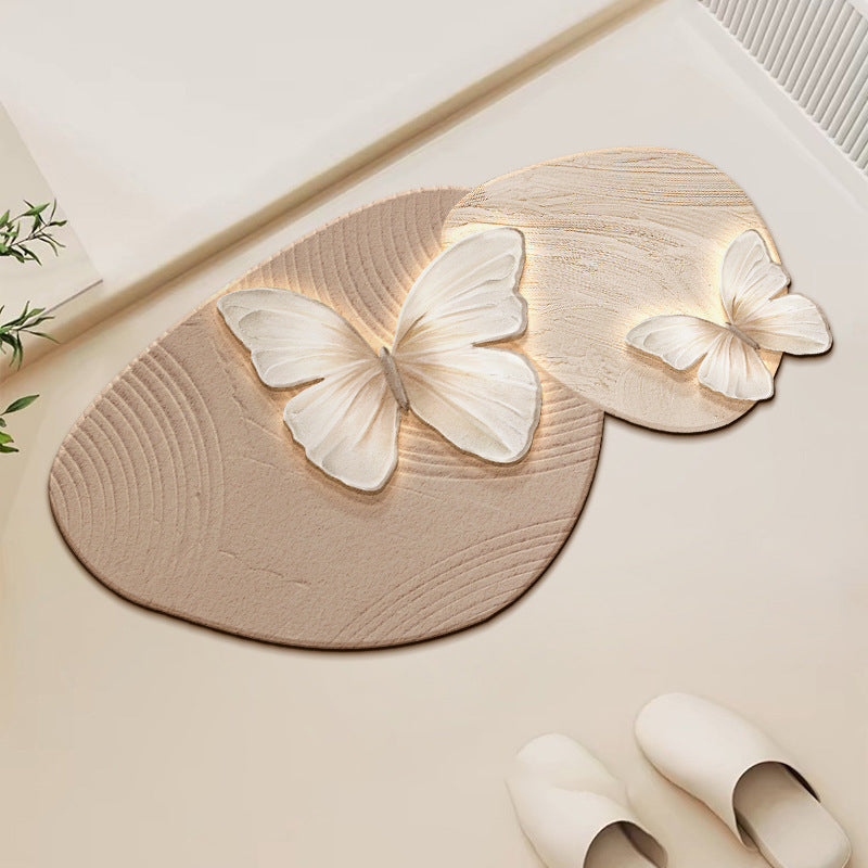 ⏳Time-limited Special🦋Retro Butterfly Diatomite Mat – Quick Drying & Non-Slip
