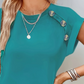 ⏳Time-limited Special⏰Solid Color Round Neck Slimming A-Line Dress