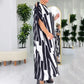 ⏳Time-limited Special⏰Women's Modern Print Loose Fit Dress