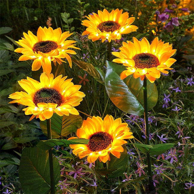 ⏳Time-limited Special⏰Sunflower Solar Garden Stake Led Lights🌻