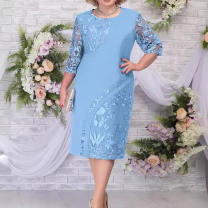 ⏳Time-limited Special⏰Elegant Floral Lace Dress👗