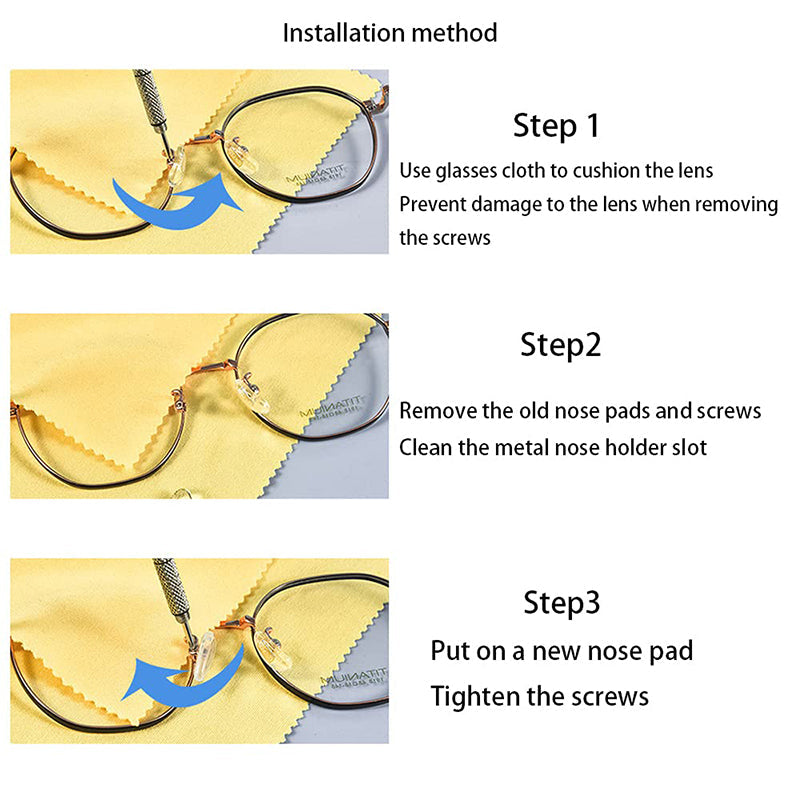 ⏳Time-limited Special⏰Eyeglass Nose Pad Repair Kit