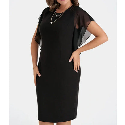 ⏳Time-limited Special⏰Solid Round Neck Midi Dress👗