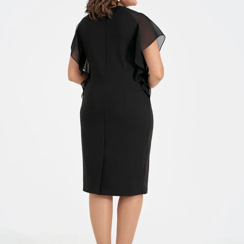 ⏳Time-limited Special⏰Solid Round Neck Midi Dress👗