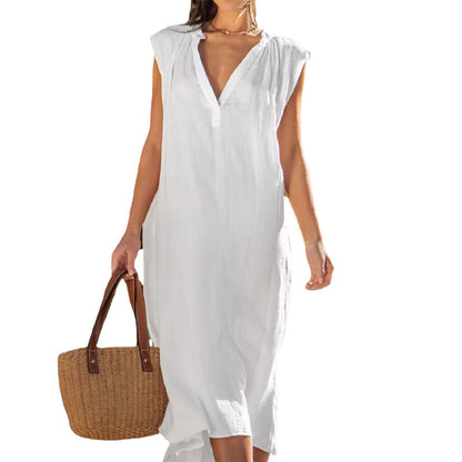 ⏳Time-limited Special⏰Women's Elegant Sleeveless V-Neck Dress👗