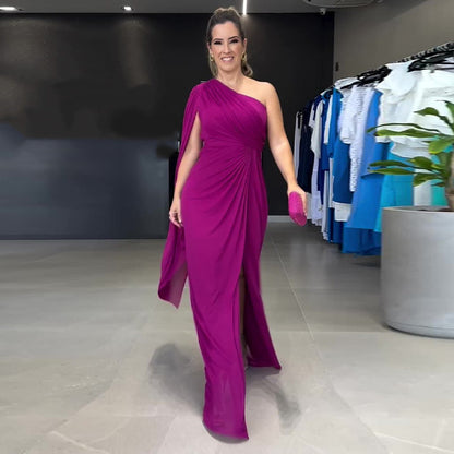 ⏳Time-limited Special⏰Women's Elegant Off-Shoulder Slit Maxi Dress👗