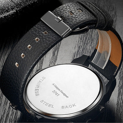 ⏳Time-limited Special⏰Men's Dual Time Zone Analog Watch with Compass