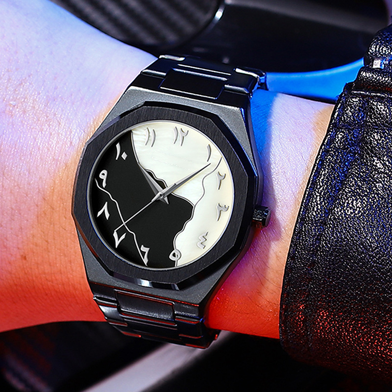 ⏳Time-limited Special⏰Men's Fashionable Versatile Steel Strap Watch⌚