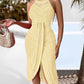 ⏳Time-limited Special⏰Sleeveless Irregular Halter Dress For Women👗