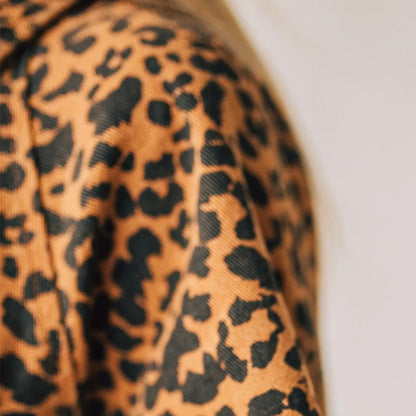 ⏳Time-limited Special⏰Wild Wish Leopard Denim Dress👗