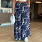 ⏳Time-limited Special⏰Women’s Casual Printed Wide-Leg Pants with Pockets👖