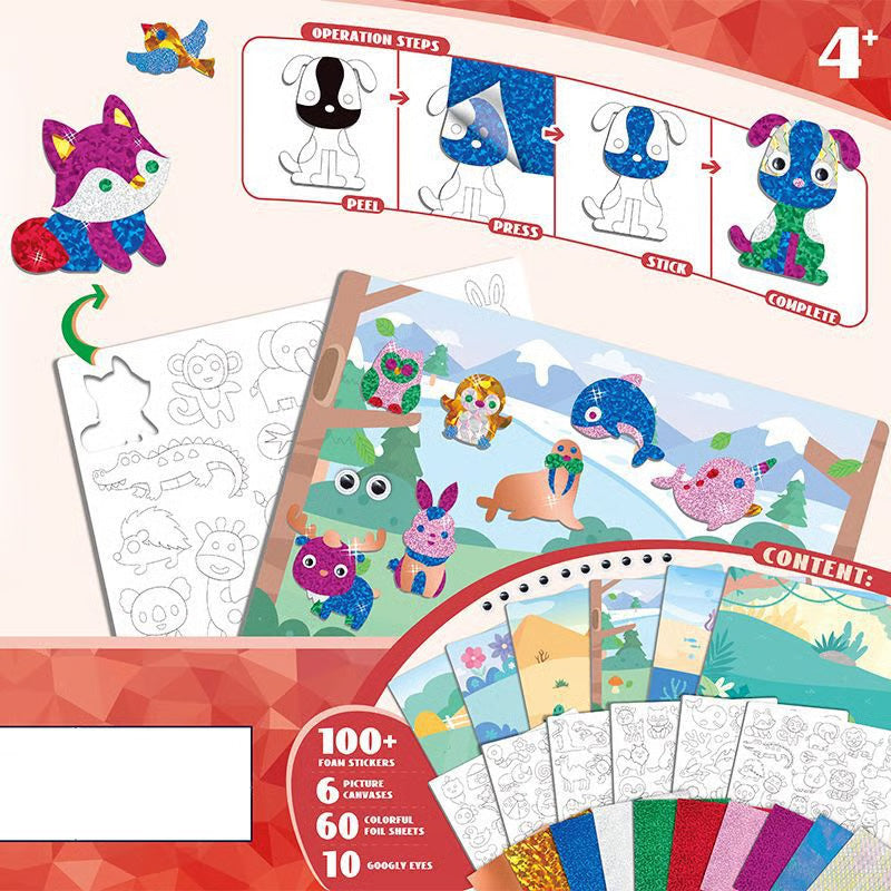 ⏳Time-limited Special⏰Children's Creative Fun Foil Art Set