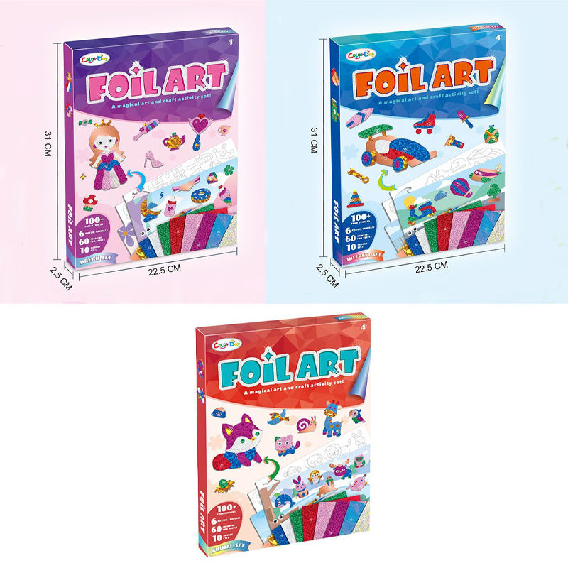 ⏳Time-limited Special⏰Children's Creative Fun Foil Art Set