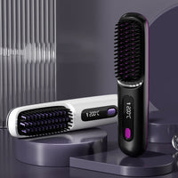 ⏳Time-limited Special⏰Wireless Ceramic Heating Hair Straightening Comb