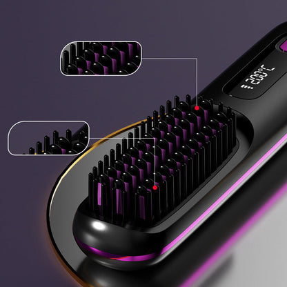 ⏳Time-limited Special⏰Wireless Ceramic Heating Hair Straightening Comb