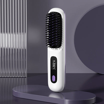 ⏳Time-limited Special⏰Wireless Ceramic Heating Hair Straightening Comb