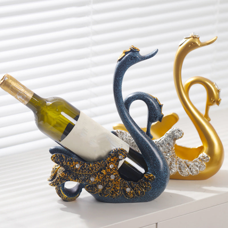 ⏳Time-limited Special⏰Swan Wine Bottle Holder Rack