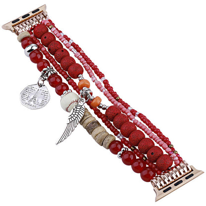 ⌚Boho Watch Strap With Wing Embellishment