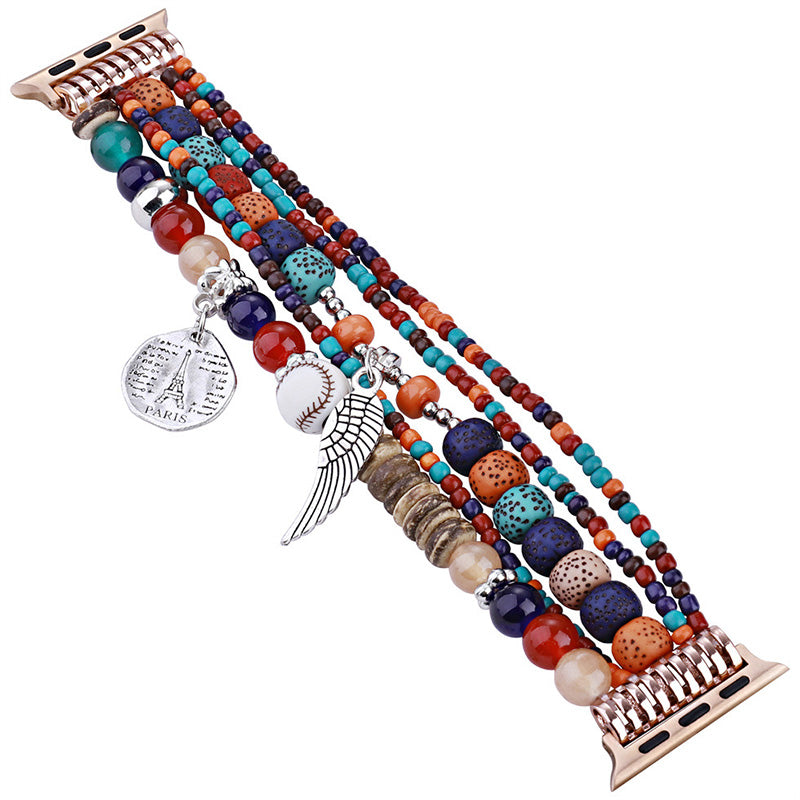 ⌚Boho Watch Strap With Wing Embellishment