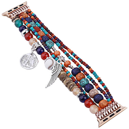 ⌚Boho Watch Strap With Wing Embellishment
