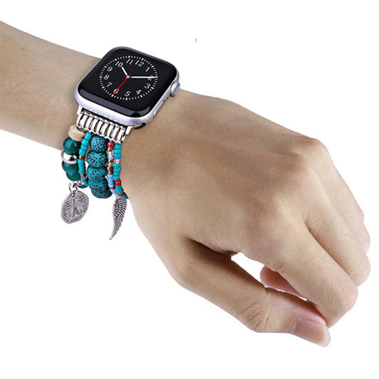 ⌚Boho Watch Strap With Wing Embellishment