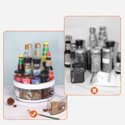⏳Time-limited Special⌛360° Rotating Double-Layer Spice Organizer
