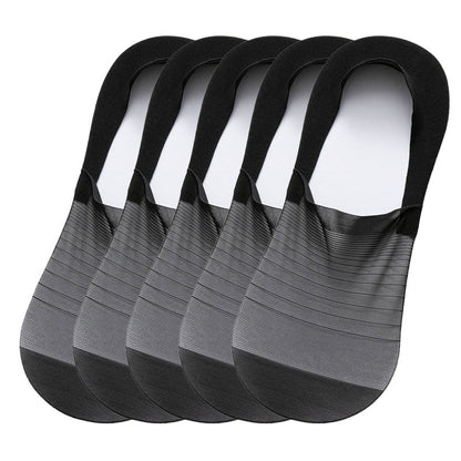 5/10 Pairs Ice Silk No-Show Socks Set（50% OFF)