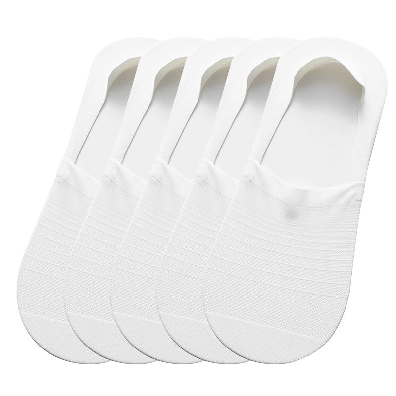 5/10 Pairs Ice Silk No-Show Socks Set（50% OFF)