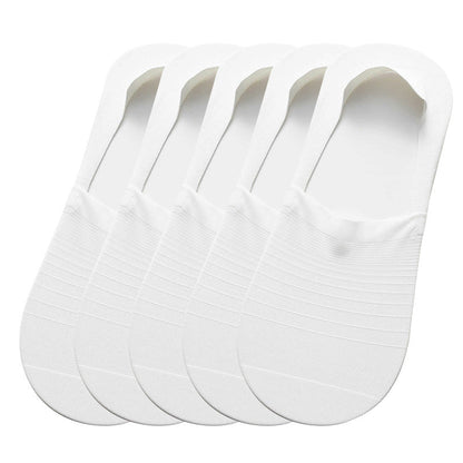 5/10 Pairs Ice Silk No-Show Socks Set（50% OFF)