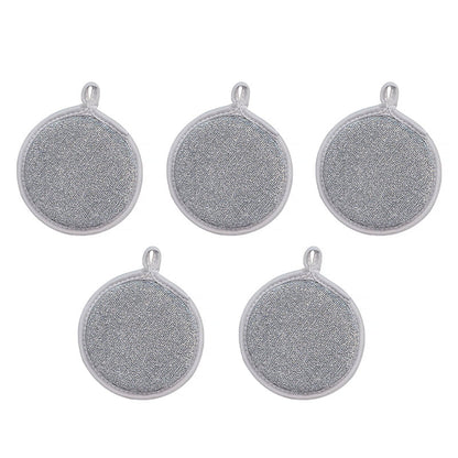 ✨✨Kitchen Double-Sided Round Sponge Scrubber
