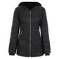 ⏳Limited-time 50% off⏰Women's Hooded Mid-Length Winter Coat with Plush Lining🧥