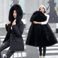 ⏳Limited-time 50% off⏰Woman’s Winter Loose Hooded Synthetic Fleece Thickened Parka Coat🧥