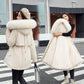 ⏳Limited-time 50% off⏰Woman’s Winter Loose Hooded Synthetic Fleece Thickened Parka Coat🧥