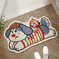 ⏳Limited-time 50% off⏰Absorbent Woven Bath Mat with Non-Slip Bottom🐶🐱