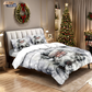 ⏳Limited-time 50% off⏰Festive Christmas 3-Piece Duvet Cover Set🛏️❤️