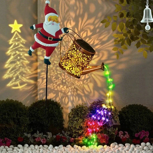 ⏳Limited-time 50% off⏰Solar-Powered Santa Claus Garden Stake Light🎅🎄