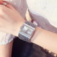 ⏳Limited-time 50% off⏰Ladies Rhinestone Quartz Square Watch⌚