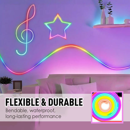 ⏳Limited-time 50% off⏰Smart Remote Flexible RGB LED Rope Lights🪄💡