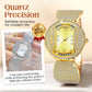 ⏳Limited-time 50% off⏰Women’s Elegant Sparkling Rhinestone Quartz Watch⌚💎