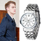 ⏳Limited-time 49% off⏰Classic 3-Eye Dial Casual Couple's Watch⌚