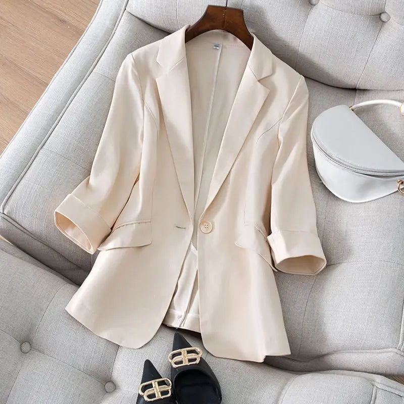 🔥HOT SALE 29.99🔥Slimming Tencel Suit Jacket(40%OFF) spiyle