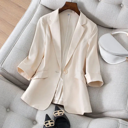 🔥HOT SALE 29.99🔥Slimming Tencel Suit Jacket(40%OFF) spiyle