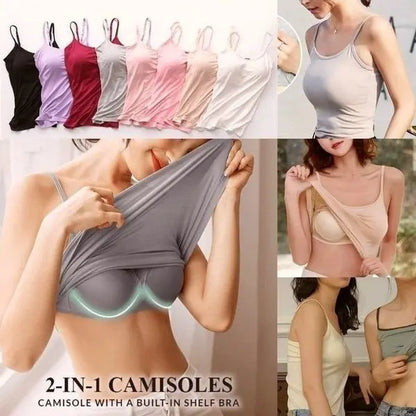 2023 Summer Sale 50% Off - Tank With Built-In Bra jolieaprile11